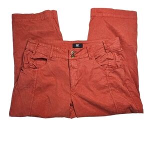 Kut from the Kloth Coral Ankle Charlotte Crop Straight Leg Pants